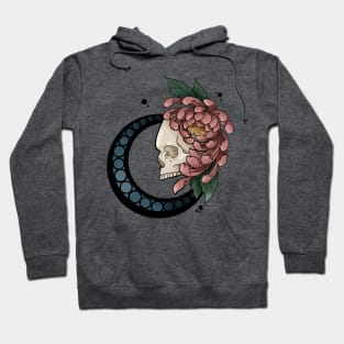 Floral skull Hoodie